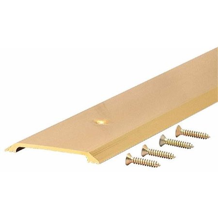 M-D M-d Products 36in. Bright Gold Heavy Duty Flat Top Saddle Thresholds  09613 9613